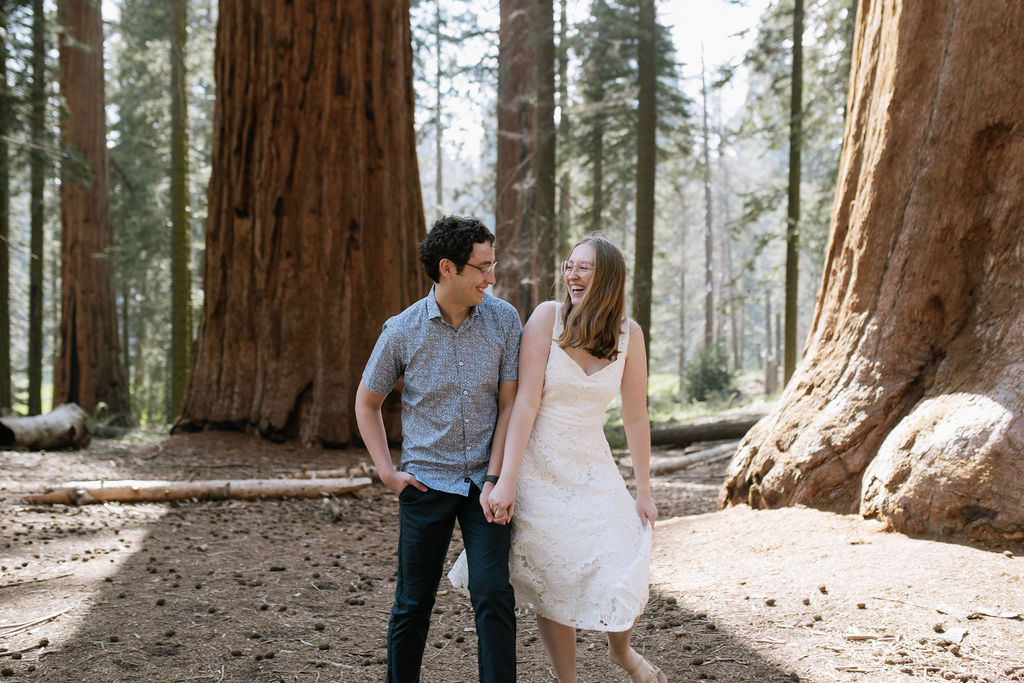 couple playing during their photoshoot