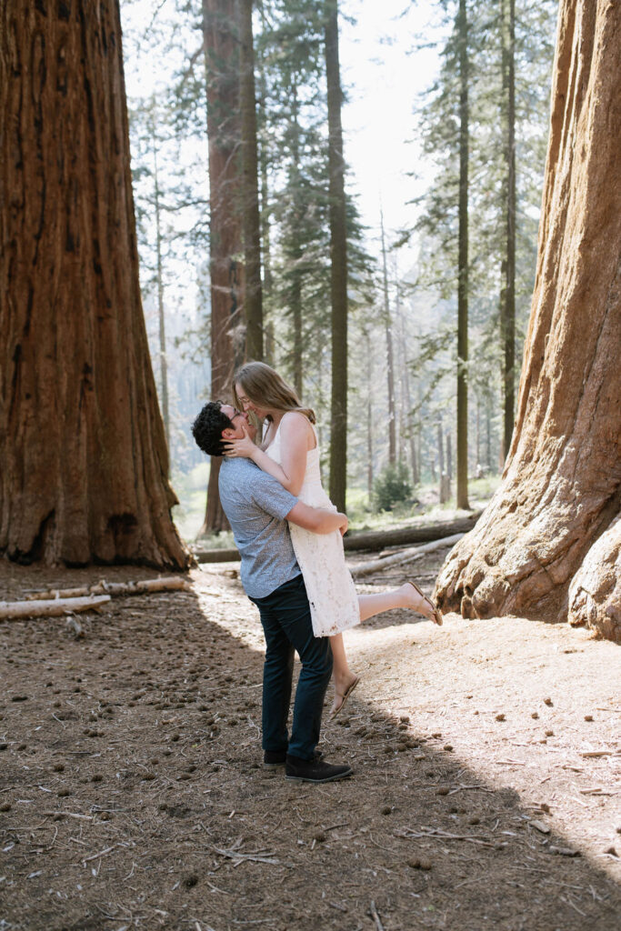 couple at sequoia national park