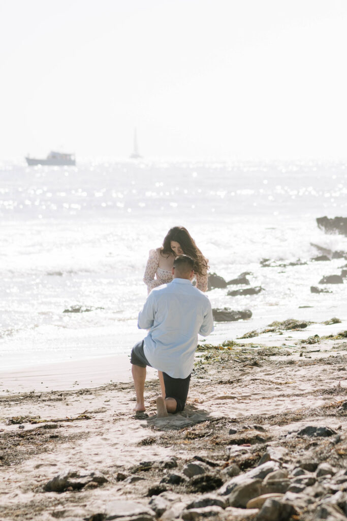 Romantic Beach Engagement Session in Newport Beach, CA