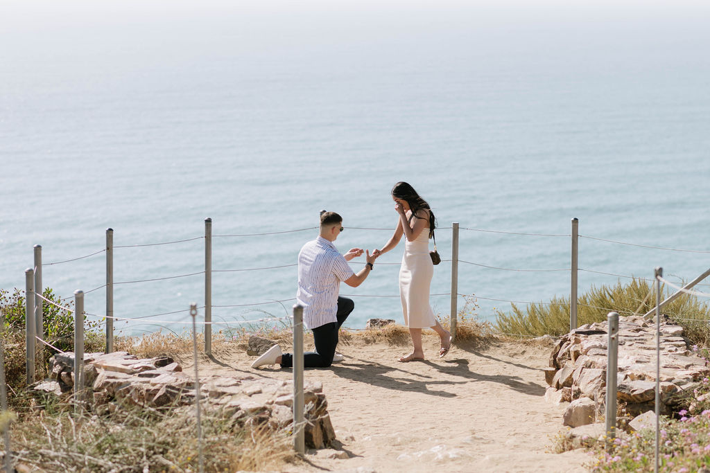 beautiful adventurous proposal | Brittany & Cole’s Adventurous Proposal Turned Engagement Session at Guy Fleming Trail