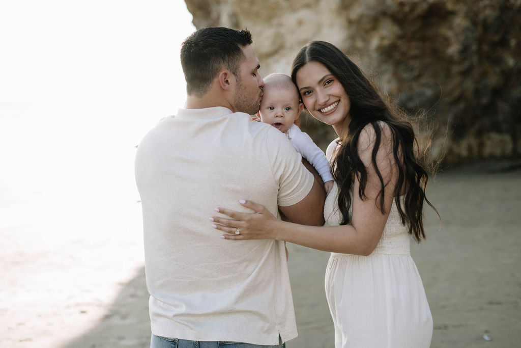 Intimate Beach Family Photoshoot at Pismo Beach, CA