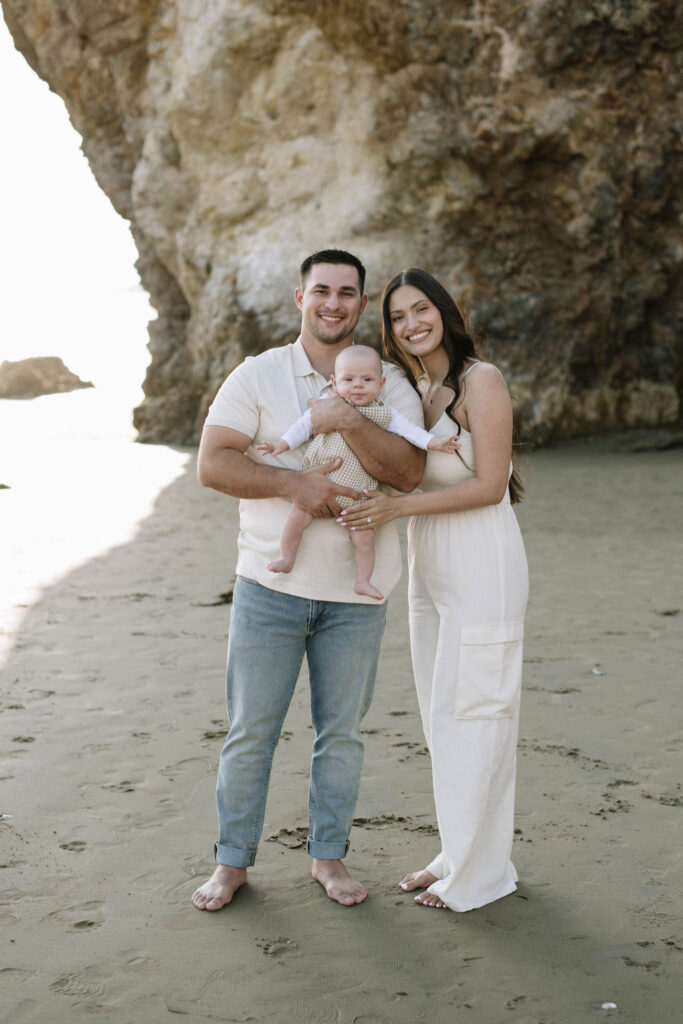 Intimate Beach Family Photoshoot at Pismo Beach, CA