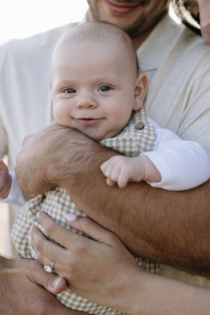 cute beach family session