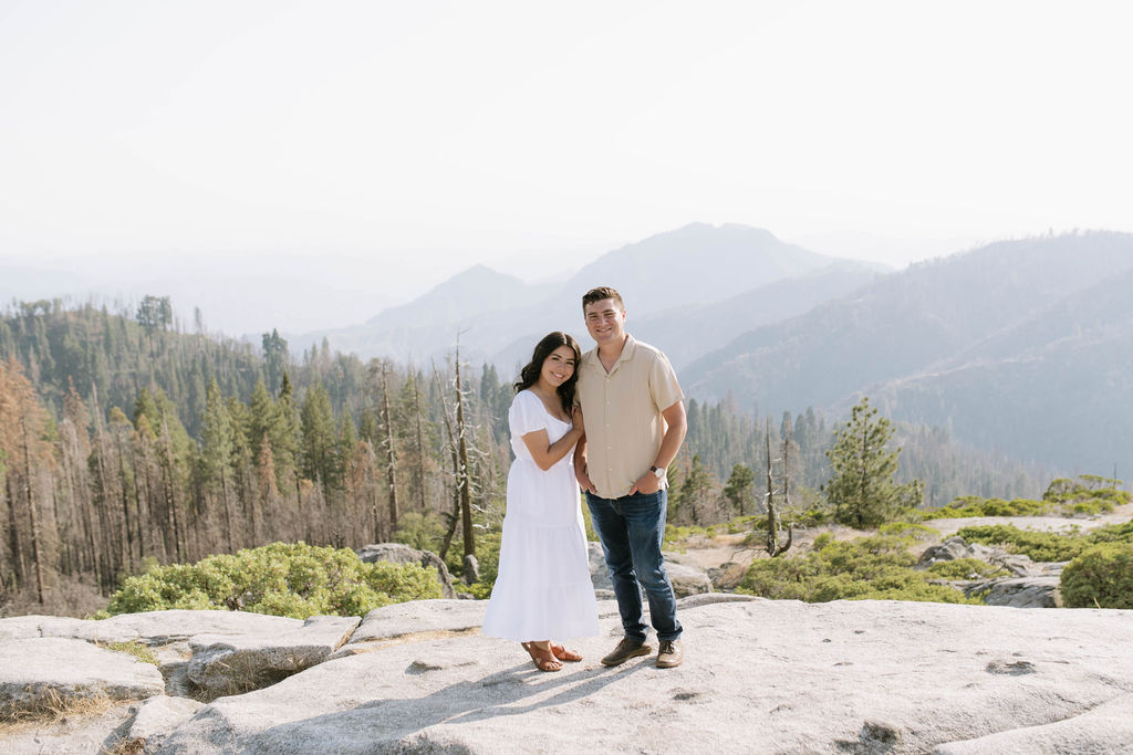 Genuine and Romantic Proposal at Sequoia National Park