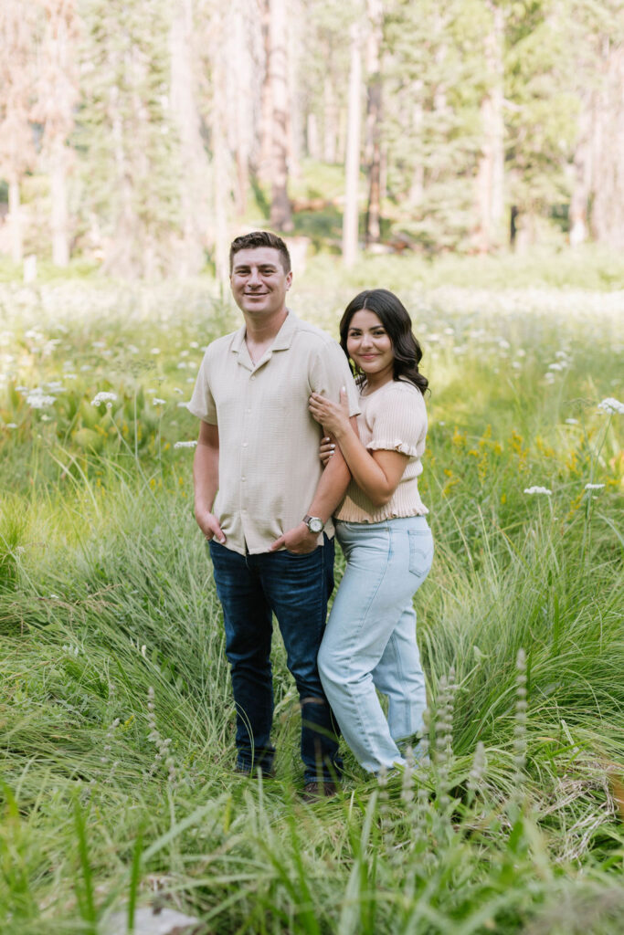 outdoor engagement session