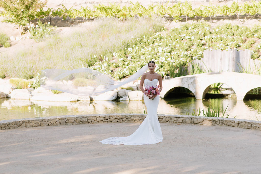 Editorial Bridal Styled Shoot at Terra Mia Winery in Paso Robles, CA