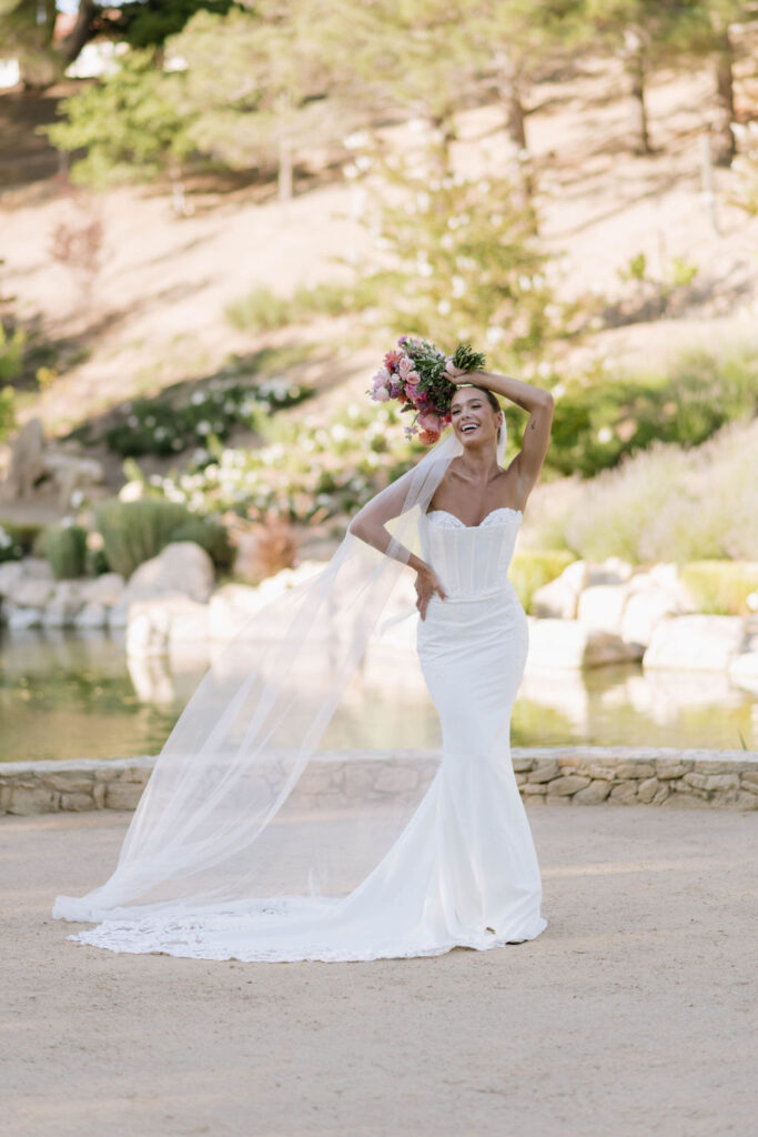 fun bridal photoshoot