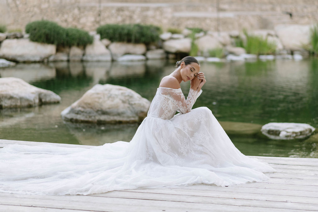 bridal photoshoot at paso robles